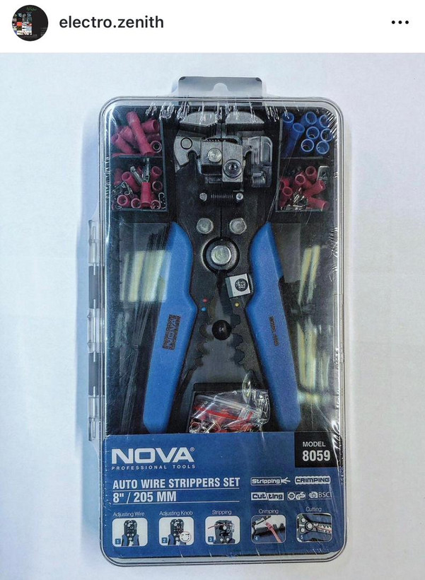سیم لخت کن اتوماتیک نوا NOVA (پک با سرسیم و دوراهی)